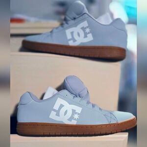 DC Gray and Brown Sneakers Aka Mushroom